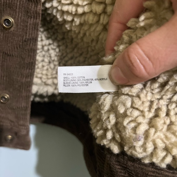 Baby Gap Toddler Corduroy Sherpa Jacket Size 18-24 Months - Picture 5 of 5